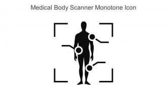 Medical Body Scanner Monotone Icon In Powerpoint Pptx Png And Editable Eps Format
