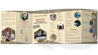 Medical Brochure Diagnostic Centre Trifold