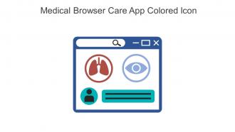 Medical Browser Care App Colored Icon In Powerpoint Pptx Png And Editable Eps Format
