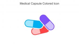 Medical Capsule Colored Icon In Powerpoint Pptx Png And Editable Eps Format