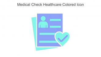 Medical Check Healthcare Colored Icon In Powerpoint Pptx Png And Editable Eps Format