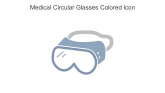 Medical Circular Glasses Colored Icon In Powerpoint Pptx Png And Editable Eps Format