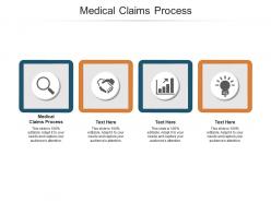Medical claims process ppt powerpoint presentation outline portrait cpb