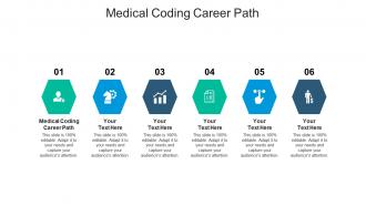 Medical coding career path ppt powerpoint presentation icon influencers cpb