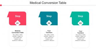 Medical Conversion Table Ppt Powerpoint Presentation Icon Good Cpb