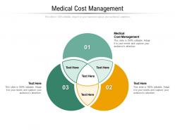 Medical cost management ppt powerpoint presentation gallery file formats cpb