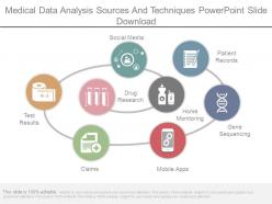 Medical data analysis sources and techniques powerpoint slide download