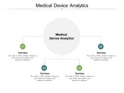 Medical device analytics ppt powerpoint presentation pictures graphics tutorials cpb