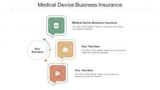 Medical Device Business Insurance Ppt Powerpoint Presentation Portfolio Styles Cpb