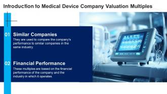 Medical Device Company Valuation Multiples Powerpoint Presentation And Google Slides ICP Captivating Compatible