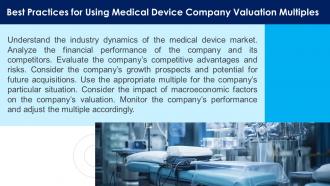 Medical Device Company Valuation Multiples Powerpoint Presentation And Google Slides ICP Idea Researched
