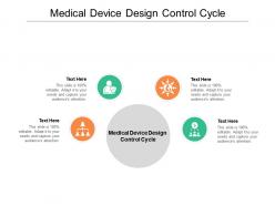 Medical device design control cycle ppt powerpoint presentation layout cpb