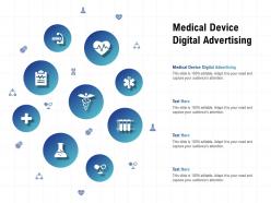 Medical device digital advertising ppt powerpoint presentation pictures elements