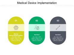 Medical device implementation ppt powerpoint presentation inspiration influencers cpb