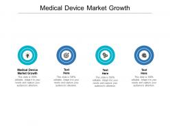 Medical device market growth ppt powerpoint presentation pictures styles cpb