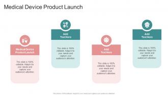 Medical Device Product Launch In Powerpoint And Google Slides Cpb