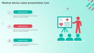 Medical Device Sales Presentation Icon