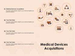 Medical devices acquisitions ppt powerpoint presentation diagrams