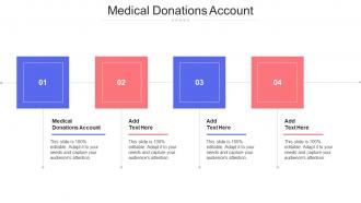 Medical Donations Account Ppt Powerpoint Presentation Show Mockup Cpb