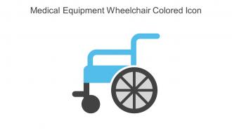 Medical Equipment Wheelchair Colored Icon In Powerpoint Pptx Png And Editable Eps Format