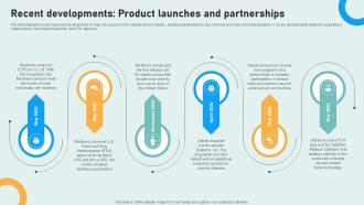Medical Equipments Recent Developments Product Launches Ppt Presentation IR SS V