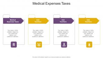 Medical Expenses Taxes In Powerpoint And Google Slides Cpb