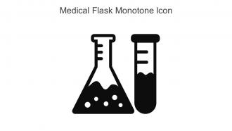 Medical Flask Monotone Icon In Powerpoint Pptx Png And Editable Eps Format