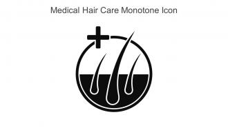 Medical Hair Care Monotone Icon In Powerpoint Pptx Png And Editable Eps Format