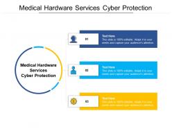 Medical hardware services cyber protection ppt powerpoint presentation infographics guidelines cpb