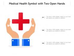 Medical Health Symbol With Two Open Hands