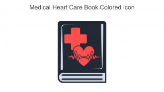 Medical Heart Care Book Colored Icon In Powerpoint Pptx Png And Editable Eps Format