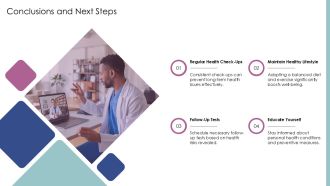 Medical History Health Check Up Health Report Card PPT Outline AT Designed Informative