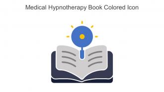 Medical Hypnotherapy Book Colored Icon In Powerpoint Pptx Png And Editable Eps Format