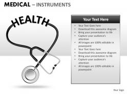 Medical instrument powerpoint presentation slides
