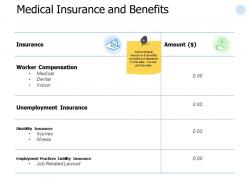 Medical insurance and benefits vision ppt powerpoint presentation professional inspiration
