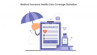 Medical Insurance Health Care Coverage Illustration
