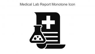 Medical Lab Report Monotone Icon In Powerpoint Pptx Png And Editable Eps Format