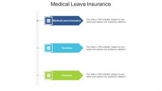 Medical leave insurance ppt powerpoint presentation model slide portrait cpb
