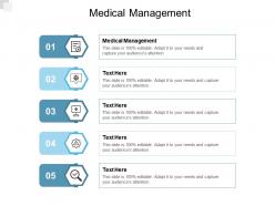 Medical management ppt powerpoint presentation summary designs download cpb