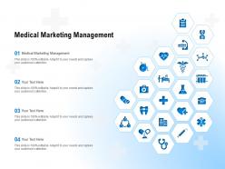 Medical marketing management ppt powerpoint presentation slides example introduction