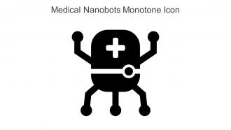 Medical Nanobots Monotone Icon In Powerpoint Pptx Png And Editable Eps Format