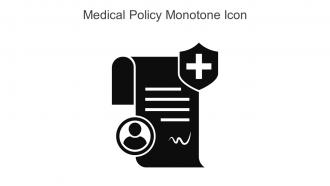 Medical Policy Monotone Icon In Powerpoint Pptx Png And Editable Eps Format