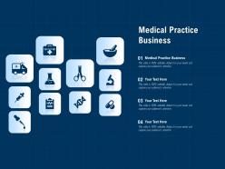 Medical practice business ppt powerpoint presentation infographic template aids