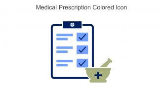 Medical Prescription Colored Icon In Powerpoint Pptx Png And Editable Eps Format