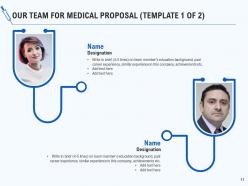 Medical proposal template powerpoint presentation slides