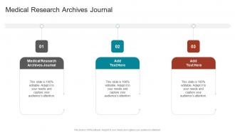 Medical Research Archives Journal In Powerpoint And Google Slides Cpb
