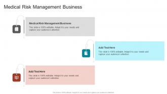 Medical Risk Management Business In Powerpoint And Google Slides Cpb