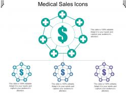 Medical sales icons