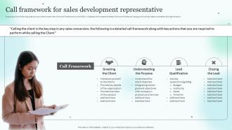 Medical Sales Representative Strategy Playbook Call Framework For Sales Development