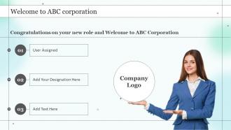 Medical Sales Representative Strategy Playbook Welcome To ABC Corporation